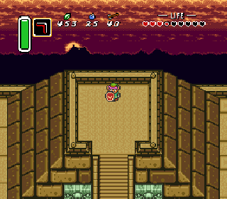 Screenshot Thumbnail / Media File 1 for Legend of Zelda, The - A Link to the Past (USA) [Hack by JaSp v2.0] (Time+Day-Night Cycle)